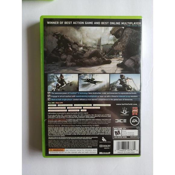 Microsoft Xbox 360 Battlefield 3 - Picture 2 of 3